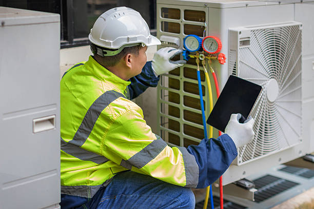 Professional Hvac Maintenance technician working in Stoughton, MA